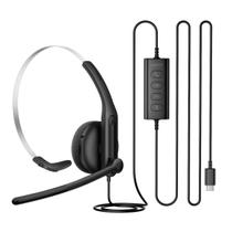 Headset Profissional Mono USB EDIFIER CC100 - Preto
