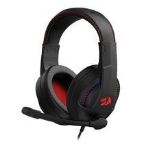 Headset Redragon Cronus RGB 40 mm USB e P3 Preto - H211-RGB Headset Redragon Cronus RGB 40 mm USB e P3 Preto - H211-RGB