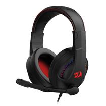 Headset Redragon Cronus RGB 40 mm USB e P3 Preto - H211-RGB Headset Redragon Cronus RGB 40 mm USB e P3 Preto - H211-RGB