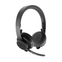 Headset Sem Fio Logitech Zone Wireless Plus UC Graphite Bluetooth USBA USBC ANC 981000918