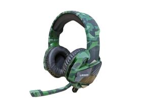 Headset Soldado do Exército para jogos de PC Gamer Fone com microfone compatível PC PS4 Xbox Lehmox