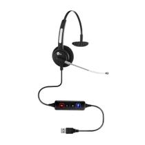 Headset Top Use HTU-310 - Controle de Volume - Microfone Removível - USB - Preto