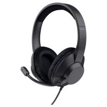 Headset Trust Ayda Max, Conexão USB, com Cancelamento de Ruído (ENC), Preto - 25462