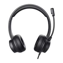 Headset Trust HS-201, Almofadas Macias, Design Leve, Para PC, Conexão USB, Preto - 25373