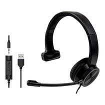 Headset Usb Agem Ahx3000 Evo Mono Com Cancelador Ruído