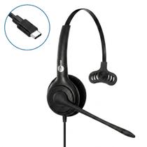 Headset USB-C MonoAuricular FP-350 Premium Confortável Top Use Headset USB-C MonoAuricular FP-350 Premium Confortável Top Use