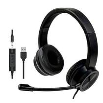 Headset Usb/P3 Agem Ahx3000 Evo Biauricular Cabo Híbrido