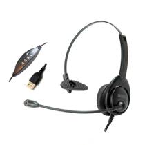 Headset USB Voip Com Cancelador De Ruído - Agem AH-089