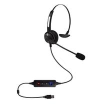 Headset USB VoIP HTU-300 Top Use Tubo de Voz Flexível