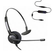 Headset USB Voip Skype MonoAuricular Com Cancelador De Ruído Htu-300 TopUse