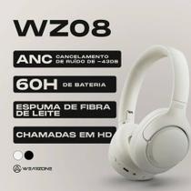 Headset wz08 cancelamento de ruído profundo até 60 horas de bateria chamadas em hd Headset wz08 cancelamento de ruído profundo até 60 horas de bateria chamadas em hd