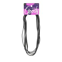 Headwrap GOODY Ouchless Thin Hair Flat Narrow Black (pacote com 6)