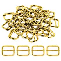 Hebilla Ajustadora Rectangular Metálica Swpeet 32mm Dorada 60 Piezas Hebilla Ajustadora Rectangular Metálica Swpeet 32mm Dorada 60 Piezas