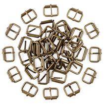 Hebillas de Rodillo de Metal Bronce para Cinturón Swpeet 60 piezas de 25 mm Hebillas de Rodillo de Metal Bronce para Cinturón Swpeet 60 piezas de 25 mm