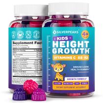 Height Growth Gummies Silverpeaks para crianças com cálcio e vitamina D
