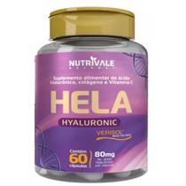 Hela Hyaluronic Nutrivale Ác Hialurônico Vit C Colágeno 60cp Hela Hyaluronic Nutrivale Ác Hialurônico Vit C Colágeno 60cp