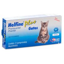Helfine Plus Agener União para Gatos 2 Comprimidos .