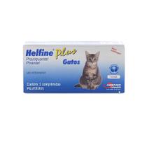 Helfine plus gatos com 02 pastilhas