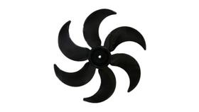 Hélice 6 Pás Para Ventilador Dômina 50Cm Furo 12Mm Preto