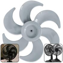 Helice Cinza para Ventilador Multilaser 30 cm 6 pás Helice Cinza para Ventilador Multilaser 30 cm 6 pás