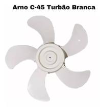 Helice Circulador C-45 Arno Turbao 5 Pás Branca - Original Helice Circulador C-45 Arno Turbao 5 Pás Branca - Original