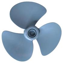 Hélice compatível com a marca mallory 30 cm 3 pás azul