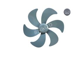 Hélice compatível p/ Ventilador Mondial Nv-45 Nv-75 Nv-06 Vt40 Vt41 Vt42 Vt43 Nvt42 Nv41 Nv61 V71 40cm Cinza c/ Calota