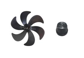 Hélice compatível Ventilador Britânia Philco 6 Pás 40cm Preta com Porca Trava Hélice compatível Ventilador Britânia Philco 6 Pás 40cm Preta com Porca Trava