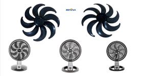 Hélice De Ventilador Britânia Turbo 8 Pás Bvt480 40cm Preta Hélice De Ventilador Britânia Turbo 8 Pás Bvt480 40cm Preta