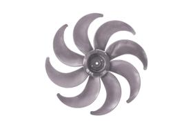 Hélice de ventilador compatível com a marca arno 8 pás vento forte prata micromax
