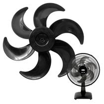 Hélice De Ventilador para FAET Turbo Air de 6 Pás 40cm Preto