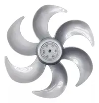 Hélice Do Ventilador Mondial - 30cm 6 Pás Prata original
