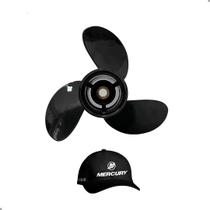 Hélice Mercury Tohatsu 15hp 18hp 9.1/4 x 10 + Boné Mercury