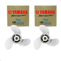 Hélice Motor Para Popa Yamaha 15hp 9.1/4 x 10.1/2 Kit C/2 - HR Náutica