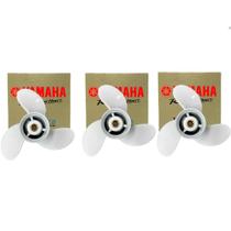 Hélice Motor Para Popa Yamaha 15hp 9.1/4 x 10.1/2 Kit C/3