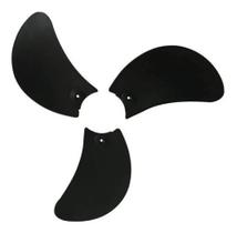 Hélice Pá Ventilador Acapulco Solaster Jogo C/ 3 Pás Preto Hélice Pá Ventilador Acapulco Solaster Jogo C/ 3 Pás Preto