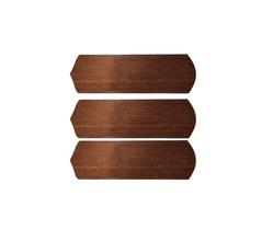 Hélice Pá Ventilador de Teto em Madeira MDF - Sem Furo - Mogno - Kit com 3 Unidades Hélice Pá Ventilador de Teto em Madeira MDF - Sem Furo - Mogno - Kit com 3 Unidades