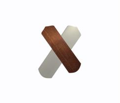 Hélice Pá Ventilador de Teto Madeira MDF Sem Furo Dupla Face Branco e Mogno 4 Unidades Hélice Pá Ventilador de Teto Madeira MDF Sem Furo Dupla Face Branco e Mogno 4 Unidades