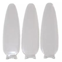 Hélice Pá Ventilador Ventisol Wind Branca Ou Cristal Kit 3un Hélice Pá Ventilador Ventisol Wind Branca Ou Cristal Kit 3un