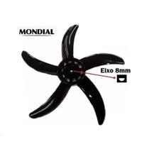 Hélice Para Circulador Mondial CA-52 Furo 1/2 Lua 50cm Preta Hélice Para Circulador Mondial CA-52 Furo 1/2 Lua 50cm Preta