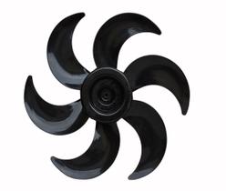 Hélice para Ventilador Mallory Ts40+ / Delfos Ts+ / Air Timer Ts+ 40cm 6 Pás Preta