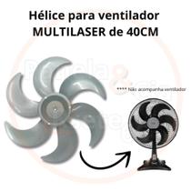 HÉLICE para ventilador MULTILASER 40CM 6 PÁS- somente hélice HÉLICE para ventilador MULTILASER 40CM 6 PÁS- somente hélice