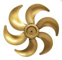 Helice plastico 6 pas 30cm dourada p126 (concha) vent pvt300g britânia Helice plastico 6 pas 30cm dourada p126 (concha) vent pvt300g britânia