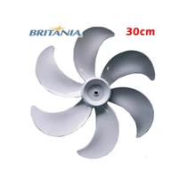 Hélice Ventilador Britânia B30 Turbo 30Cm 6 Pás Cinza