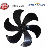 Hélice Ventilador Britânia Ventus 40 Six 6 Pás Mega Turbo Preta
