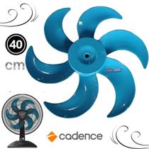 Hélice Ventilador Cadence 40cm 6 Pás Azul Original
