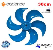 Hélice Ventilador Cadence Eros Supreme 30cm 6 Pás Azul eixo meia lua 8mm Original