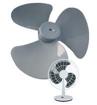 Hélice Ventilador Faet Mondial 3 Pás 30cm Cinza Original