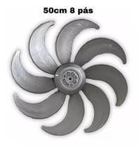 Hélice Ventilador Mondial 50cm 8 Pas Cinza - Turbo Force