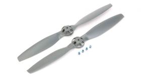 Helices de Reposicao Cinza CW e CCW para Drone Blade 350 QX Kit BLH7820B Helices de Reposicao Cinza CW e CCW para Drone Blade 350 QX Kit BLH7820B